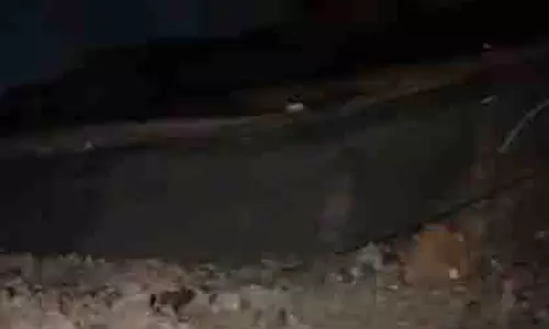 Jaipur : बारिश में आमेर किले की दीवार ढही Jaipur : बारिश में आमेर किले की दीवार ढही