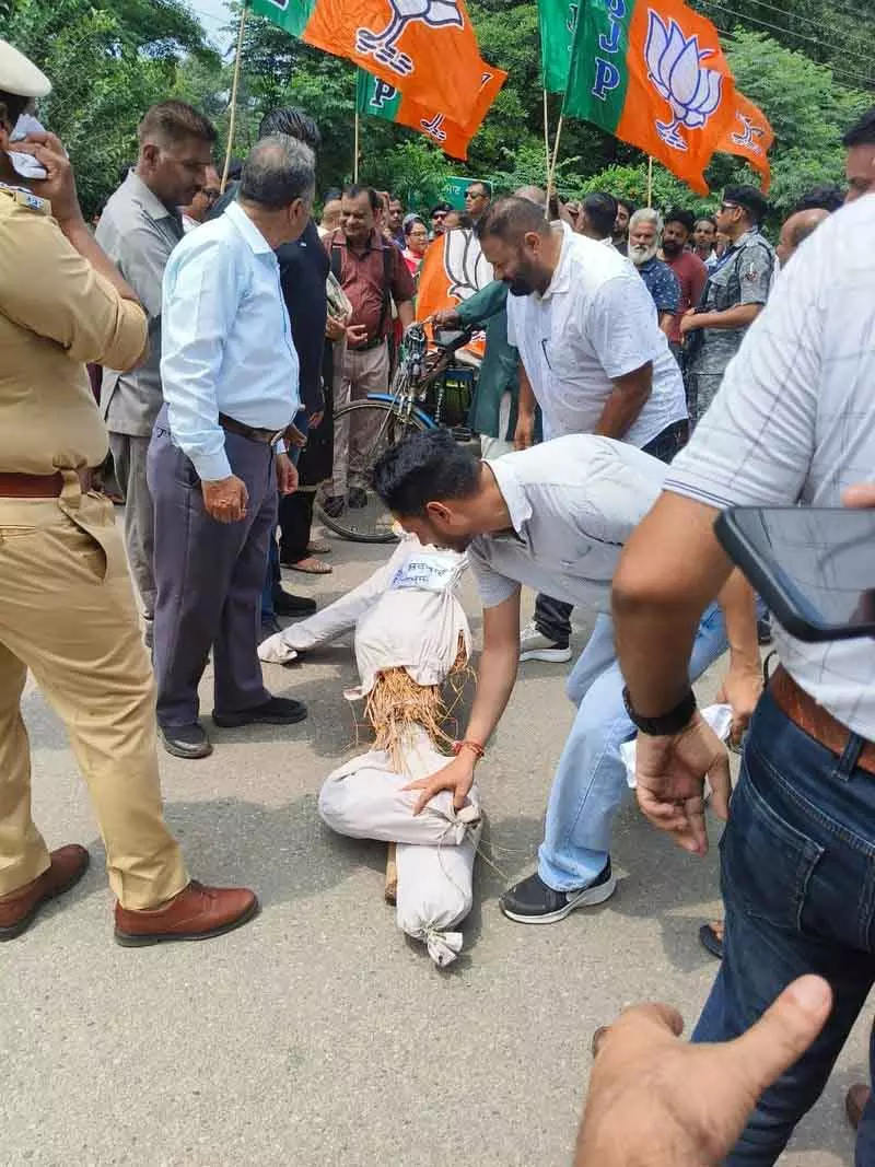 BJP ने केंद्रीय कल्याण शिविरों को रोकने के लिए आप की आलोचना की BJP ने केंद्रीय कल्याण शिविरों को रोकने के लिए आप की आलोचना की