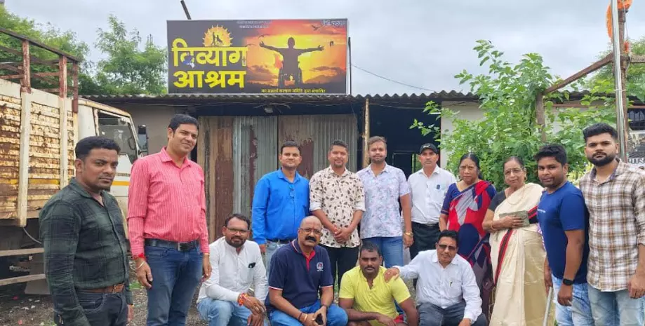 वक्ता मंच दिव्यांग आश्रम पहुंचा वक्ता मंच दिव्यांग आश्रम पहुंचा