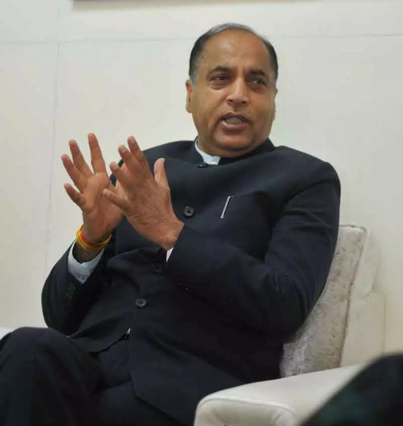 कांग्रेस 2023 का चुनाव जीतने के लिए झूठे वादे करके ‘वोट चोरी’ में लिप्त: Jai Ram कांग्रेस 2023 का चुनाव जीतने के लिए झूठे वादे करके ‘वोट चोरी’ में लिप्त: Jai Ram