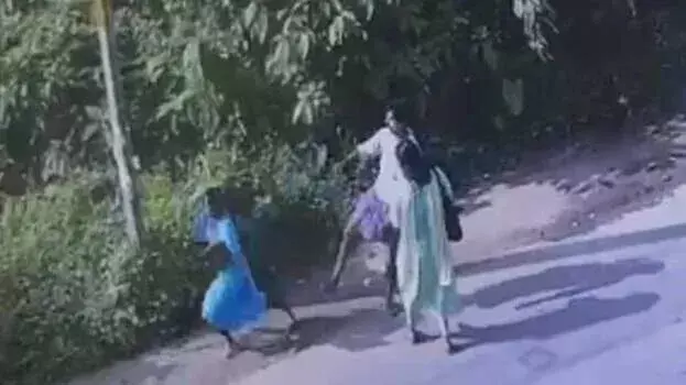 kerala: कोझिकोड में नशे में धुत युवक ने महिला को लात मारी, सड़क पर हंगामा kerala: कोझिकोड में नशे में धुत युवक ने महिला को लात मारी, सड़क पर हंगामा