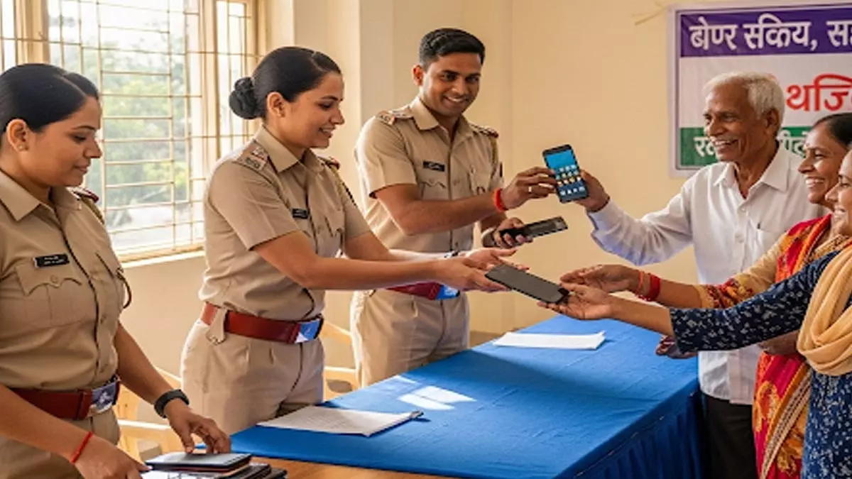 हरियाणा सहरसा में ऑपरेशन मुस्कान फेज 5 में 51 मोबाइल बरामद, मालिकों को लौटाए हरियाणा सहरसा में ऑपरेशन मुस्कान फेज 5 में 51 मोबाइल बरामद, मालिकों को लौटाए