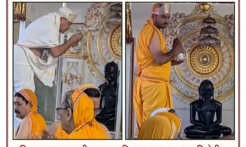 श्री खंडेलवाल दिगम्बर जैन मंदिर में शनि अमावस्या मनाई गई