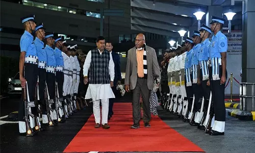 फिजी के प्रधानमंत्री सिटिवेनी राबुका चार दिवसीय यात्रा पर भारत पहुंचे