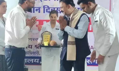 अंगदान-देहदान के प्रणेता को मिला विशेष सम्मान अंगदान-देहदान के प्रणेता को मिला विशेष सम्मान