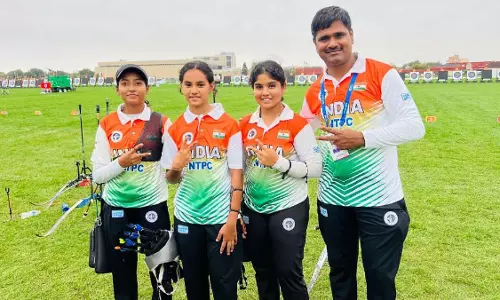 Maharashtra : युवा तीरंदाजों ने कनाडा में विश्व युवा तीरंदाजी चैंपियनशिप में चमक बिखेरी Maharashtra : युवा तीरंदाजों ने कनाडा में विश्व युवा तीरंदाजी चैंपियनशिप में चमक बिखेरी