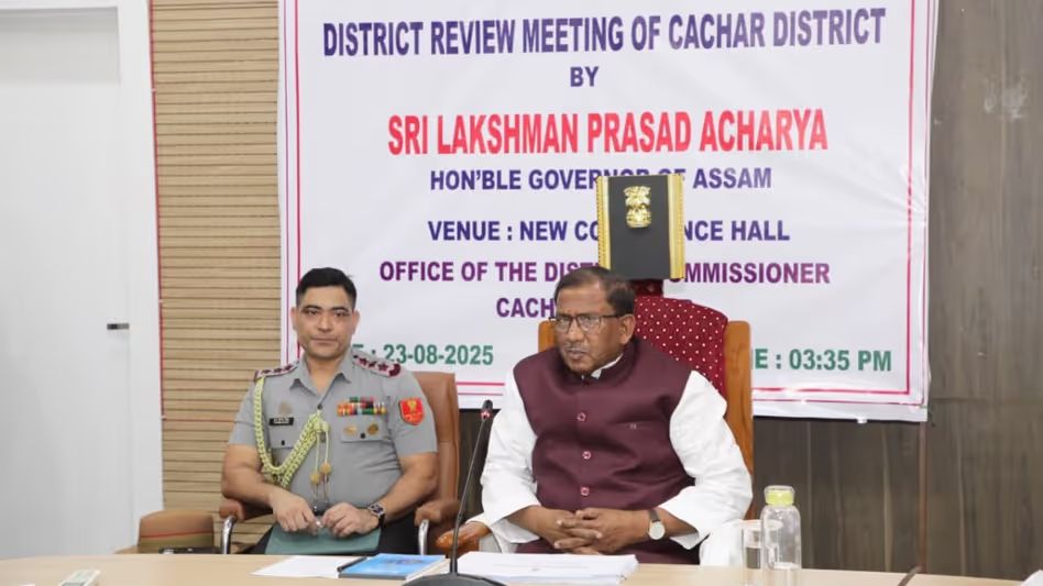 Assam के राज्यपाल ने कछार में विकास, सुरक्षा और स्वास्थ्य पहलों की समीक्षा की