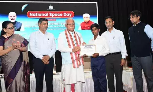 Khattar ने अंतरिक्ष प्रगति की सराहना की, इसका श्रेय आर्यभट्ट को जाता है