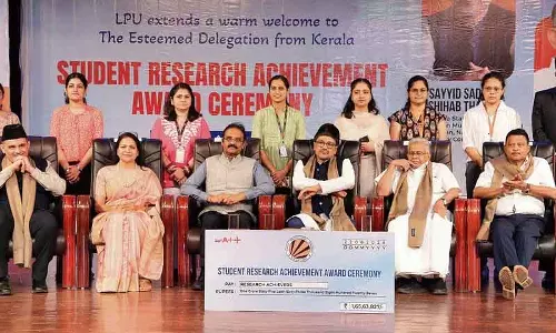 LPU में शोधकर्ताओं को 1.65 करोड़ रुपये की वित्तीय प्रोत्साहन राशि मिली LPU में शोधकर्ताओं को 1.65 करोड़ रुपये की वित्तीय प्रोत्साहन राशि मिली