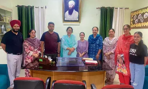 SGAD सरकारी कॉलेज की छात्रा सम्मानित