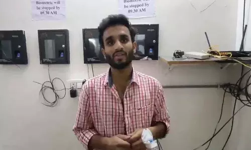 Nizamabad सरकारी मेडिकल कॉलेज में रैगिंग.. सीनियर्स ने जूनियर को पीटा Nizamabad सरकारी मेडिकल कॉलेज में रैगिंग.. सीनियर्स ने जूनियर को पीटा