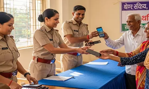 हरियाणा सहरसा में ऑपरेशन मुस्कान फेज 5 में 51 मोबाइल बरामद, मालिकों को लौटाए