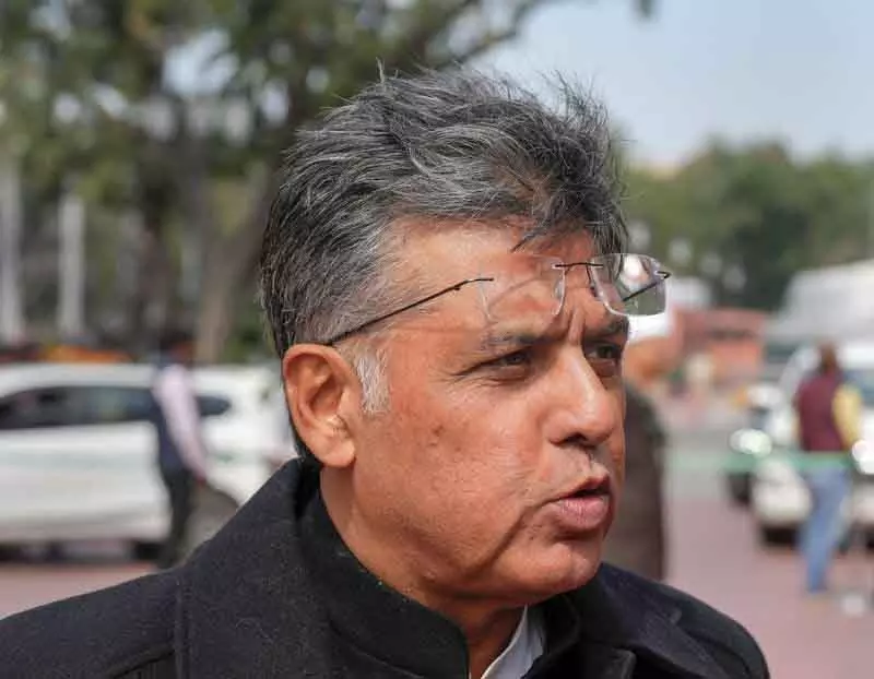 यूटी फाइनेंस-टेक सिटी योजना केंद्र के रुख के विपरीत: MP Manish Tewari यूटी फाइनेंस-टेक सिटी योजना केंद्र के रुख के विपरीत: MP Manish Tewari