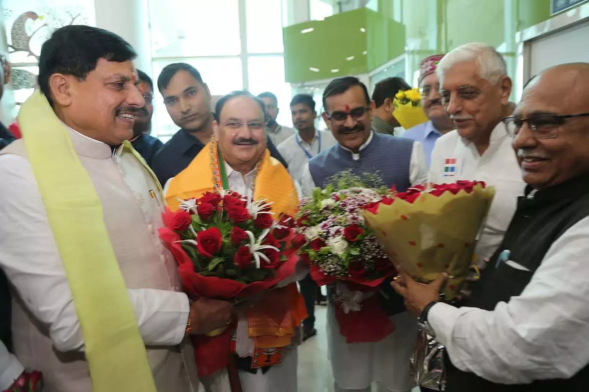 केंद्रीय मंत्री जेपी नड्डा दो दिवसीय दौरे पर जबलपुर पहुंचे केंद्रीय मंत्री जेपी नड्डा दो दिवसीय दौरे पर जबलपुर पहुंचे
