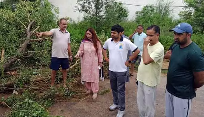 JMC कमिशन ने बारिश प्रभावित जम्मू क्षेत्रों में बहाली अभियान शुरू किया JMC कमिशन ने बारिश प्रभावित जम्मू क्षेत्रों में बहाली अभियान शुरू किया