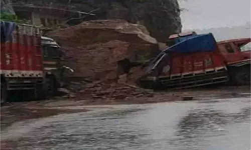 Himachal :बारिश ने बरपाया कहर, यातायात ठप