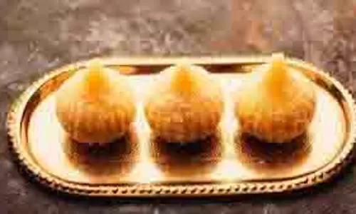 Sabudana Modak Recipe :गणपति बप्पा को साबूदाना मोदक का भोग लगाएं Sabudana Modak Recipe :गणपति बप्पा को साबूदाना मोदक का भोग लगाएं