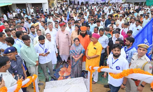 Sikar: धोद उपखण्ड के शाहपुरा गांव में डॉ.अंबेडकर की मूर्ति का अनावरण