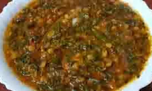 Recipe:चना पालक की मसालेदार सब्जी Recipe:चना पालक की मसालेदार सब्जी