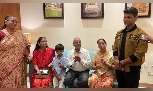 Group Captain शुभांशु शुक्ला का गृहनगर आगमन, परिवार ने जताया उत्साह