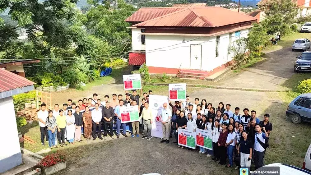 NU कोहिमा परिसर में एनएमबीए कार्यक्रम मनाया गया NU कोहिमा परिसर में एनएमबीए कार्यक्रम मनाया गया