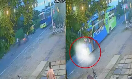 Haldwani: बाइक-बस टक्कर, युवक की मौके पर मौत