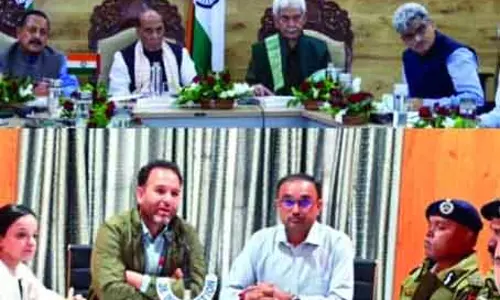 Sunil Sharma ने राजनाथ को बादल फटने से प्रभावित चशोती की स्थिति से अवगत कराया Sunil Sharma ने राजनाथ को बादल फटने से प्रभावित चशोती की स्थिति से अवगत कराया