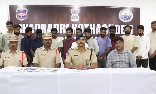 Kothagudem पुलिस ने साइबर अपराध में शामिल 13 लोगों गिरफ्तार