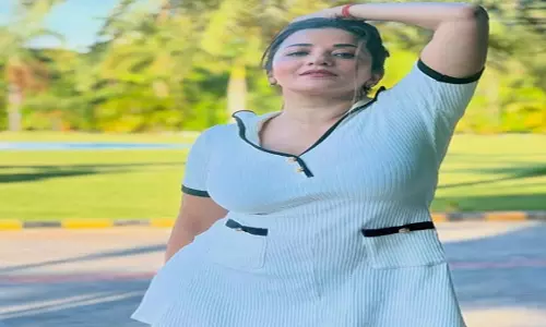 पिंक ड्रेस में मोनालिसा का आवन-जावन डांस, सोशल मीडिया पर वीडियो किया पोस्ट