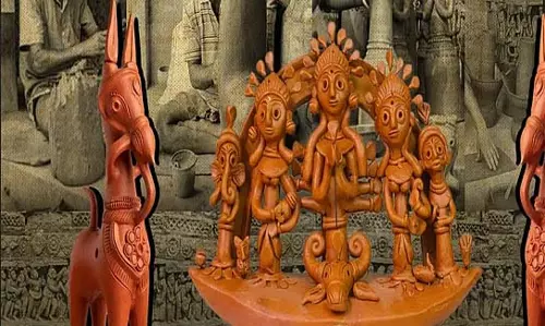 मिट्टी के खिंचाव के कारण पंचमुरा टेराकोटा विश्व मंच पर मिट्टी के खिंचाव के कारण पंचमुरा टेराकोटा विश्व मंच पर