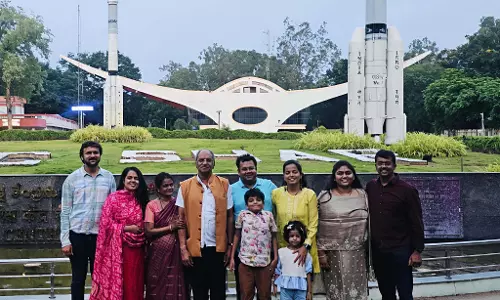सांसद बृजमोहन अग्रवाल ने किया श्रीहरिकोटा स्थित सतीश धवन अंतरिक्ष केंद्र का भ्रमण