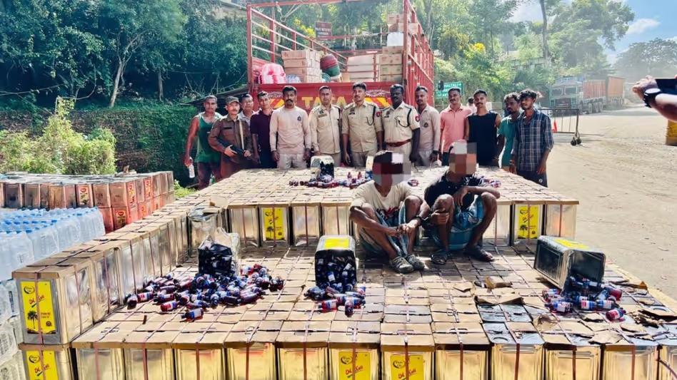Assam पुलिस ने 3 करोड़ रुपये मूल्य की अवैध कफ सिरप जब्त की Assam पुलिस ने 3 करोड़ रुपये मूल्य की अवैध कफ सिरप जब्त की