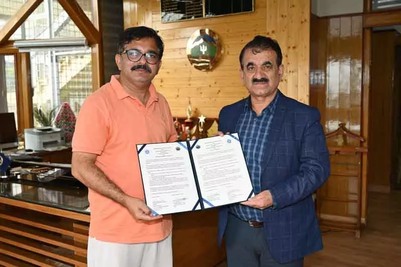 HPU ने ताइवान विश्वविद्यालय के साथ समझौते पर हस्ताक्षर किए HPU ने ताइवान विश्वविद्यालय के साथ समझौते पर हस्ताक्षर किए