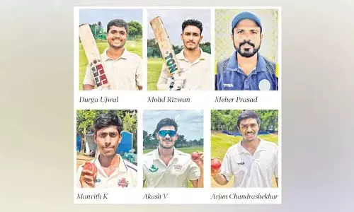 Hyderabad: रिजवान, उज्वल, अरहान ने शतक जड़े