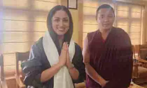 Yami Gautam ने लेह में थिकसे मठ का दौरा किया