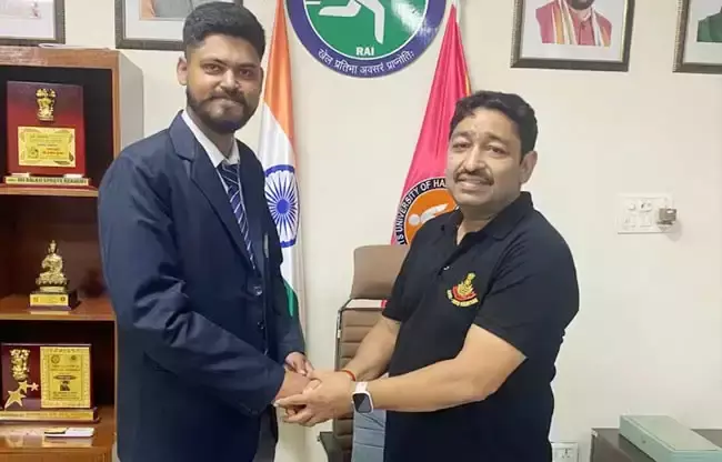 Sonipat: निशांत यादव को जोधपुर टेनिस अकादमी की बड़ी जिम्मेदारी Sonipat: निशांत यादव को जोधपुर टेनिस अकादमी की बड़ी जिम्मेदारी