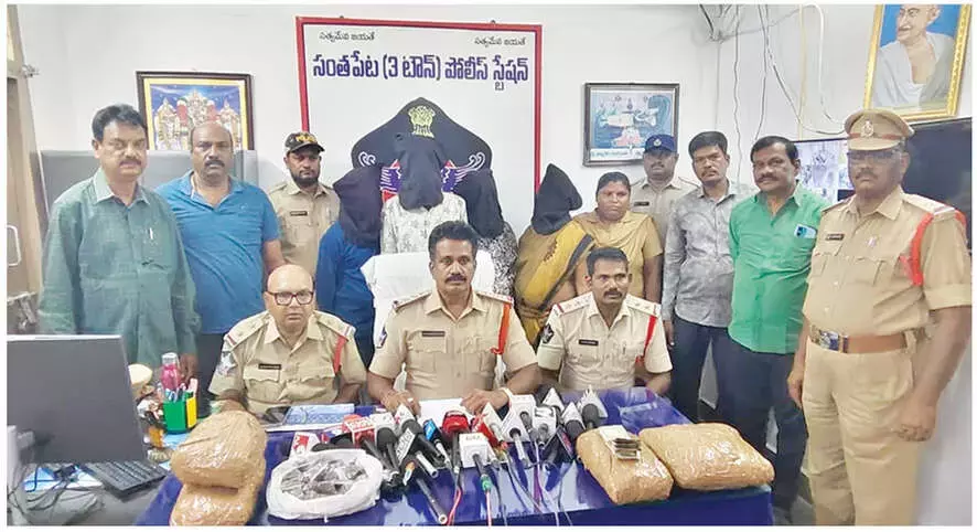 Andhra: 4 गांजा तस्कर गिरफ्तार