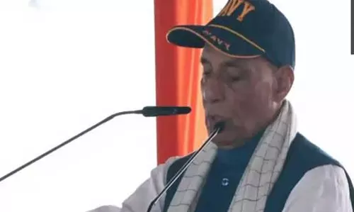 भारत समुद्री सीमाओं की सुरक्षा करने में पूरी तरह सक्षम है: स्टील्थ फ्रिगेट के जलावतरण पर  Rajnath Singh