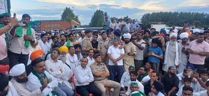 Haridwar: किसानों का धरना खत्म, टोलप्लाज़ा खुला