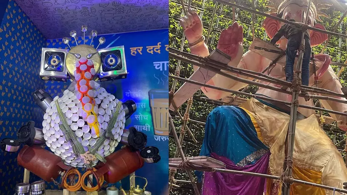 Mumbai Ganeshotsav 2025: पर्यावरण-अनुकूल पंडाल हरित नवाचारों और सुरक्षा उपायों के साथ अग्रणी Mumbai Ganeshotsav 2025: पर्यावरण-अनुकूल पंडाल हरित नवाचारों और सुरक्षा उपायों के साथ अग्रणी