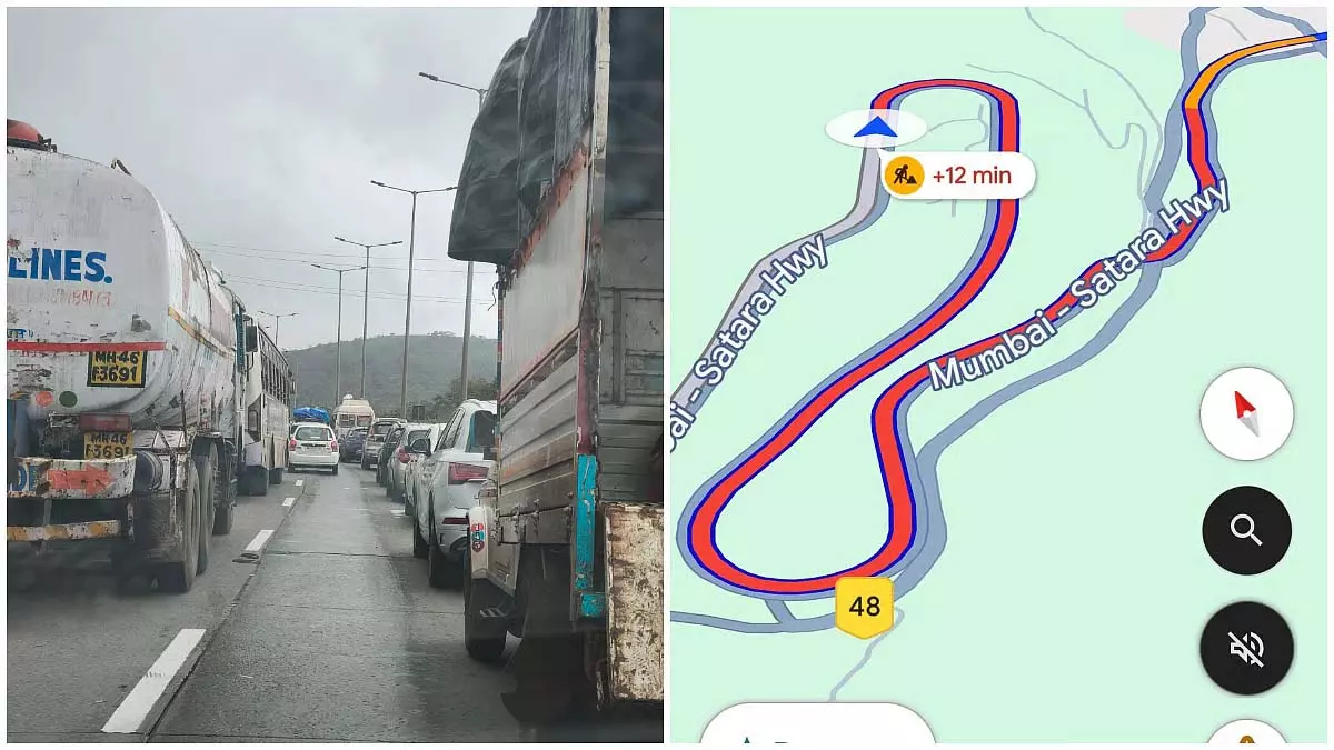 Mumbai-Pune : गणेशोत्सव के लिए कोंकण जा रहे श्रद्धालुओं के कारण घंटों जाम Mumbai-Pune : गणेशोत्सव के लिए कोंकण जा रहे श्रद्धालुओं के कारण घंटों जाम