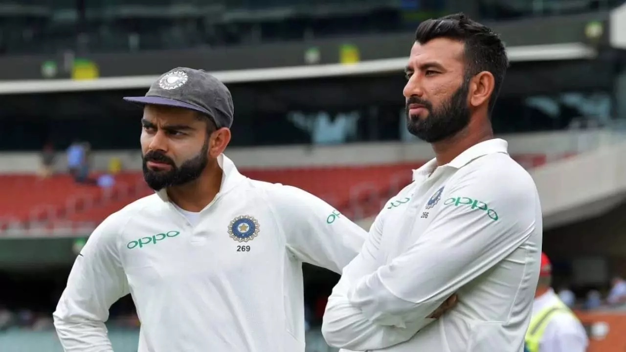 Virat Kohli ने चेतेश्वर पुजारा के संन्यास के बाद उनके योगदान की सराहना की Virat Kohli ने चेतेश्वर पुजारा के संन्यास के बाद उनके योगदान की सराहना की