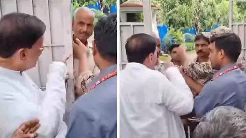 Bhind: खाद वितरण पर विवाद, विधायक ने दिखाया आक्रोश Bhind: खाद वितरण पर विवाद, विधायक ने दिखाया आक्रोश