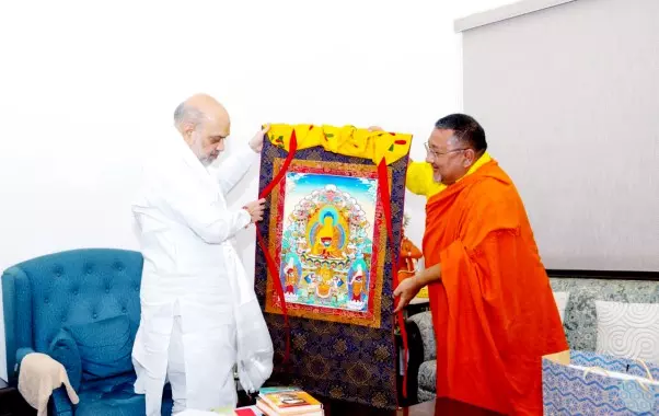 Sikkim : लामा ने केंद्रीय गृह मंत्री से मुलाकात की Sikkim : लामा ने केंद्रीय गृह मंत्री से मुलाकात की