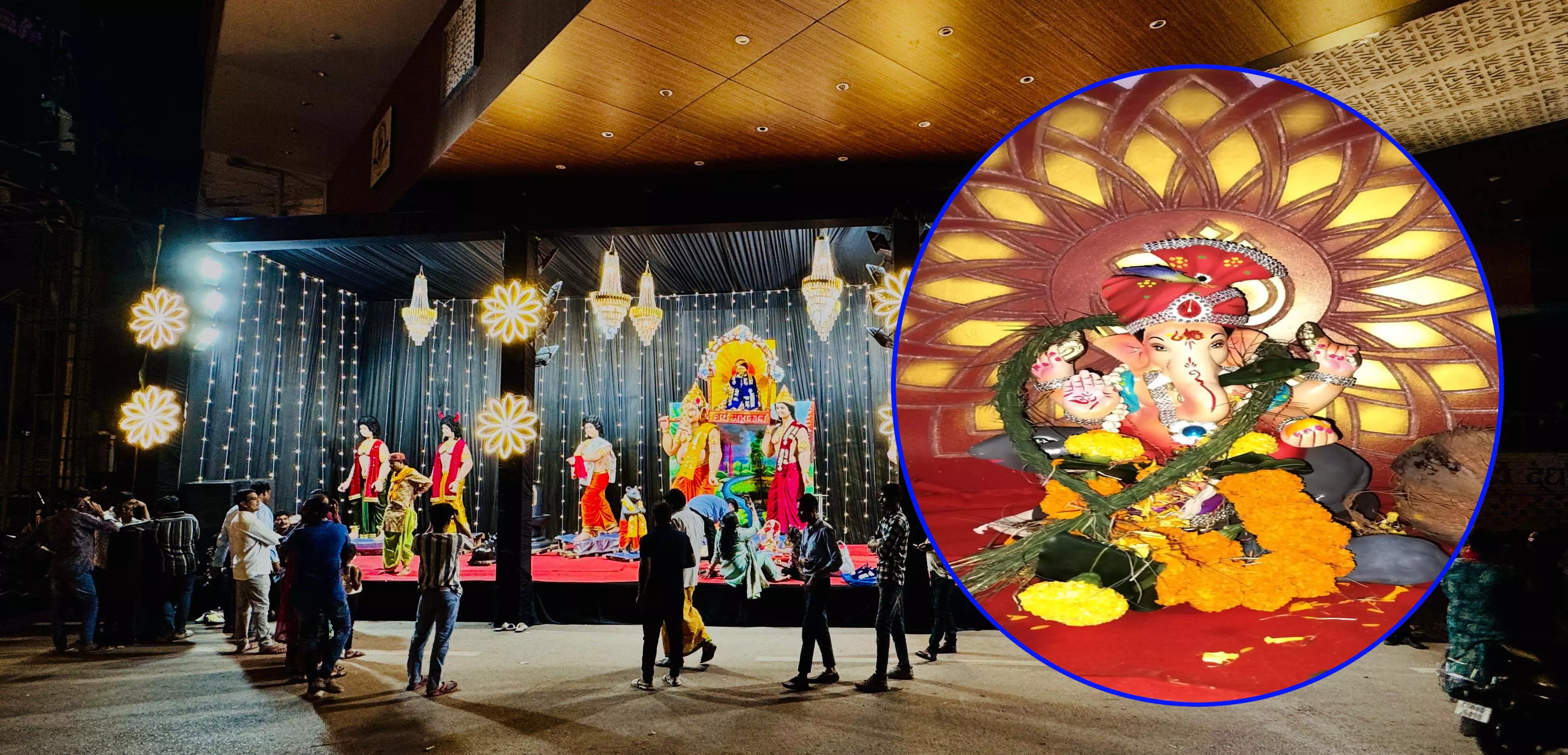 रायपुर में गणेश चतुर्थी की धूम रायपुर में गणेश चतुर्थी की धूम