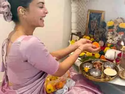 Jacqueline Fernandez: पहली बार घर में गणपति बप्पा का स्वागत किया Jacqueline Fernandez: पहली बार घर में गणपति बप्पा का स्वागत किया