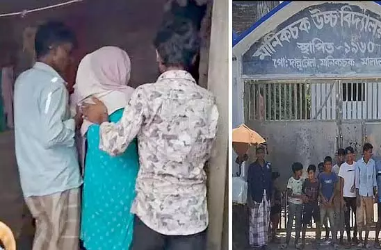 Malda Shock: शोर मचाने पर छात्र को डस्टर से मारा, बुरी तरह पीटा Malda Shock: शोर मचाने पर छात्र को डस्टर से मारा, बुरी तरह पीटा