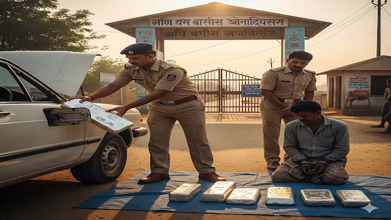 भारत-बांग्लादेश सीमा पर चांदी की तस्करी नाकाम, 27 किलो चांदी बरामद भारत-बांग्लादेश सीमा पर चांदी की तस्करी नाकाम, 27 किलो चांदी बरामद