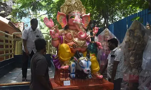 Chaturthi : चेन्नई में पूजा के लिए 1,519 गणेश प्रतिमाएं