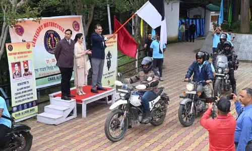 Chail Military School की बाइक रैली में शहीद नायकों को श्रद्धांजलि दी गई Chail Military School की बाइक रैली में शहीद नायकों को श्रद्धांजलि दी गई